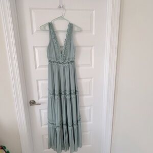 Forever 21 Light Blue Maxi Dress